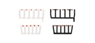 Herpa 054843 - H0 - Signallichter - orangetransparent (80 Stück)